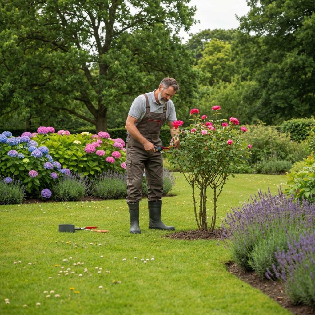 Professional garden maintenance